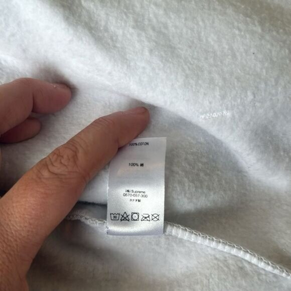 Supreme Reflective small box hoodie in ash Gray Zip-Up Hoodie • medium - Picture 7 of 7